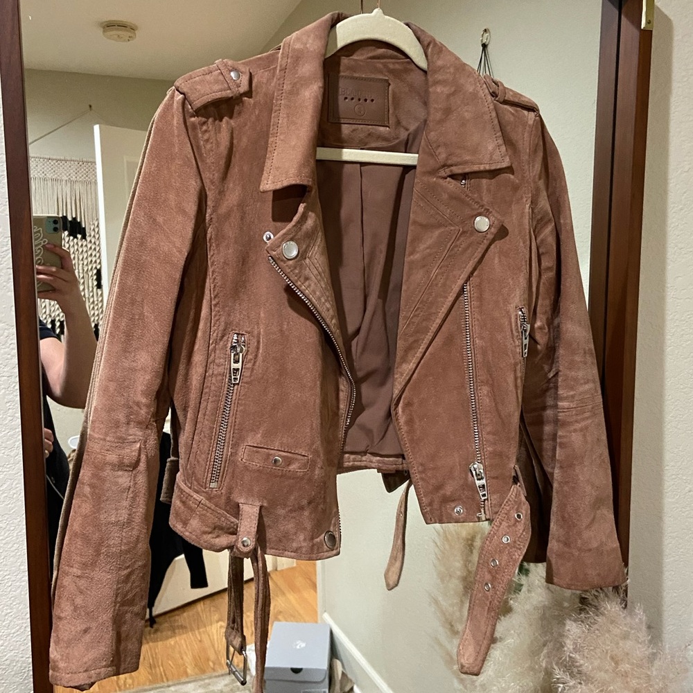 Blank NYC Suede Leather Moro Jacket - Picture 1 of 10
